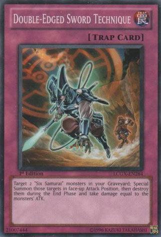 1st Edition, Common, Legendary Collection 2, Normal Trap, Trap, Unlimited Double-Edged Sword Technique [LCGX-EN264] Common - Trading Card World