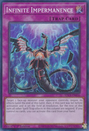 1st Edition, Cyber Strike, Normal Trap, Super Rare, Trap, Unlimited Infinite Impermanence [SDCS-EN036] Super Rare - Trading Card World