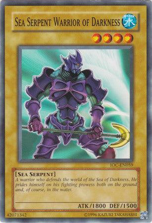 Common, Invasion of Chaos, Normal Monster, Sea Serpent, Unlimited, Water Sea Serpent Warrior of Darkness [IOC-EN059] Common - Trading Card World