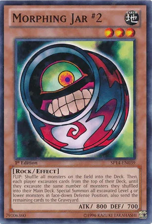 1st Edition, Earth, Effect Monster, Rock, Star Pack 2014, Starfoil Rare Morphing Jar #2 [SP14-EN039] Starfoil Rare - Trading Card World