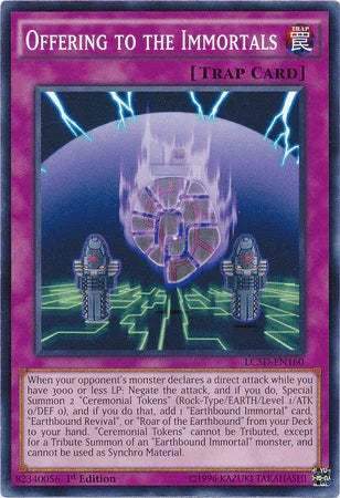 1st Edition, Common, Legendary Collection 5D's, Normal Trap, Trap Offering to the Immortals [LC5D-EN160] Common - Trading Card World
