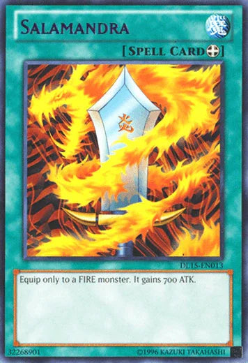Duelist League Promo, Equip Spell, Rare, Spell, Unlimited Salamandra (Purple) [DL15-EN013] Rare - Trading Card World