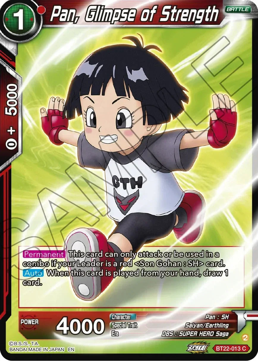 Pan, Glimpse of Strength (BT22-013) [Critical Blow]