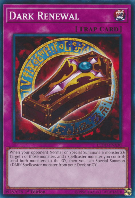 1st Edition, Common, Legendary Dragon Decks, Normal Trap, Trap Dark Renewal [LEDD-ENA30] Common - Trading Card World