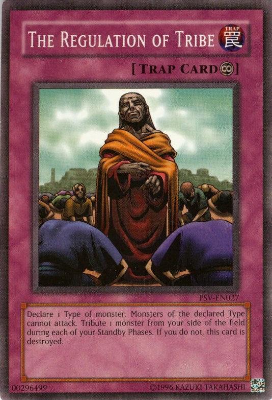 Common, Continuous Trap, Pharaoh's Servant, Trap, Unlimited The Regulation of Tribe [PSV-EN027] Common - Trading Card World