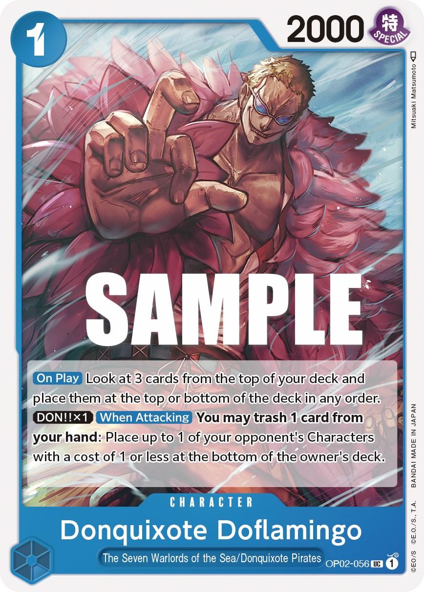 Character, Donquixote Pirates, Paramount War, The Seven Warlords of the Sea, Uncommon Donquixote Doflamingo [Paramount War] - Trading Card World