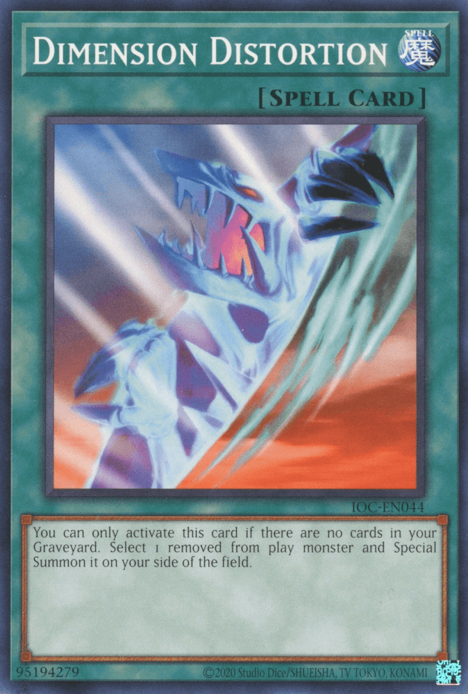 Common, Invasion of Chaos, Normal Spell, Spell, Unlimited Dimension Distortion [IOC-EN044] Common - Trading Card World