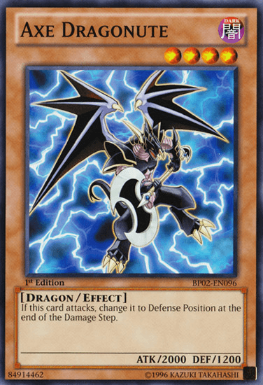 1st Edition, Battle Pack 2: War of the Giants, Dark, Dragon, Effect Monster, Mosaic Rare, Unlimited Axe Dragonute [BP02-EN096] Mosaic Rare - Trading Card World
