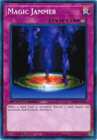 1st Edition, Common, Counter Trap, Speed Duel: Match of the Millennium, Trap Magic Jammer [SS04-ENA29] Common - Trading Card World