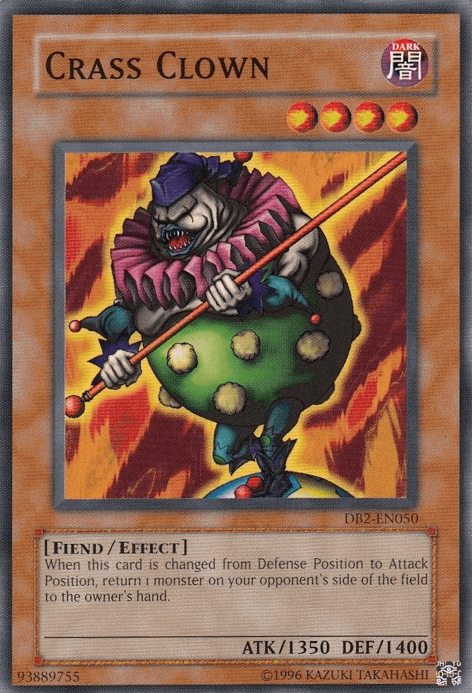 Common, Dark, Dark Beginning 2, Effect Monster, Fiend, Unlimited Crass Clown [DB2-EN050] Common - Trading Card World