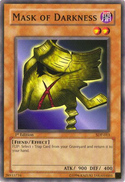 1st Edition, Common, Dark, Effect Monster, Fiend, Starter Deck: Pegasus, Unlimited Mask of Darkness [SDP-013] Common - Trading Card World