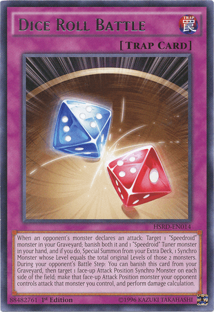 1st Edition, High-Speed Riders, Normal Trap, Rare, Trap Dice Roll Battle [HSRD-EN014] Rare - Trading Card World