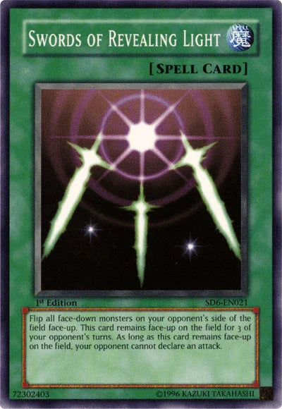 1st Edition, Common, Normal Spell, Spell, Structure Deck: Spellcaster's Judgment, Unlimited Swords of Revealing Light [SD6-EN021] Common - Trading Card World