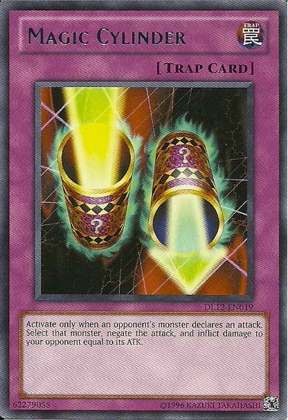 Duelist League Promo, Normal Trap, Rare, Trap, Unlimited Magic Cylinder (Blue) [DL12-EN019] Rare - Trading Card World
