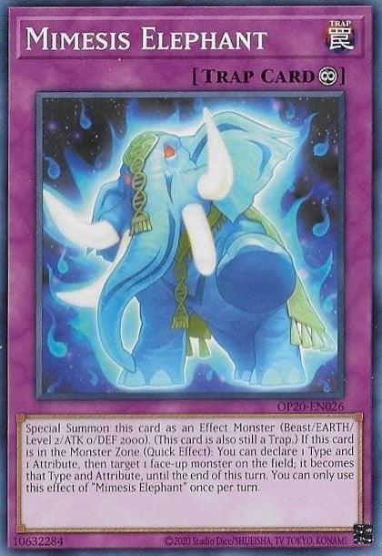 Common, Continuous Trap, OTS Tournament Pack 20, Trap, Unlimited Mimesis Elephant [OP20-EN026] Common - Trading Card World