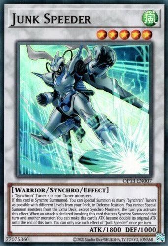 OTS Tournament Pack 13, Super Rare, Synchro/Effect Monster, Unlimited, Warrior, Wind Junk Speeder [OP13-EN007] Super Rare - Trading Card World