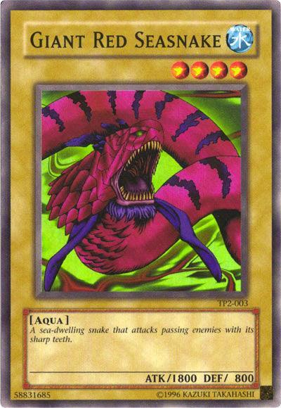 Aqua, Normal Monster, Super Rare, Tournament Pack 2, Unlimited, Water Giant Red Seasnake [TP2-003] Super Rare - Trading Card World