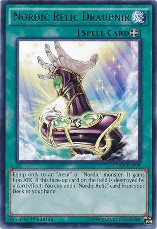 1st Edition, Equip Spell, Legendary Collection 5D's, Rare, Spell Nordic Relic Draupnir [LC5D-EN192] Rare - Trading Card World