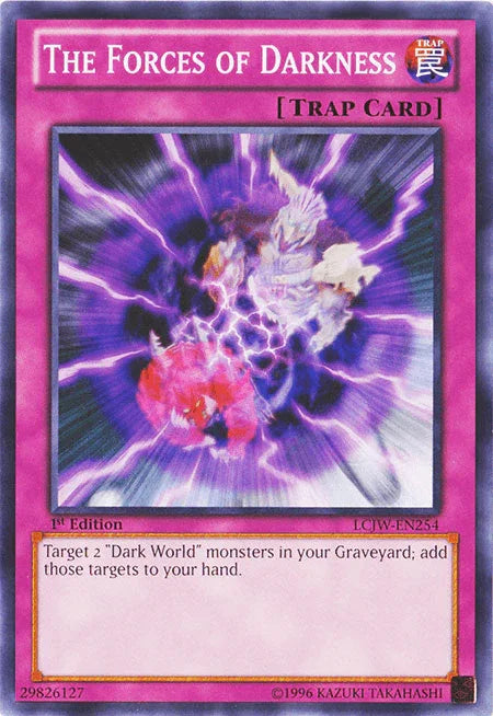 1st Edition, Common, Legendary Collection 4: Joey's World, Normal Trap, Trap The Forces of Darkness [LCJW-EN254] Common - Trading Card World
