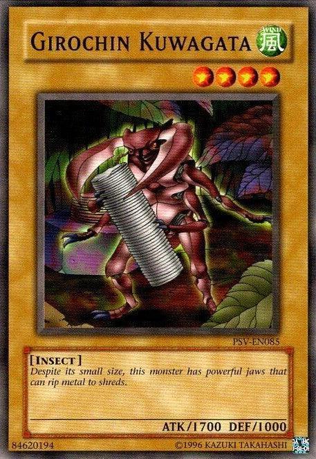 Common, Insect, Normal Monster, Pharaoh's Servant, Unlimited, Wind Girochin Kuwagata [PSV-EN085] Common - Trading Card World