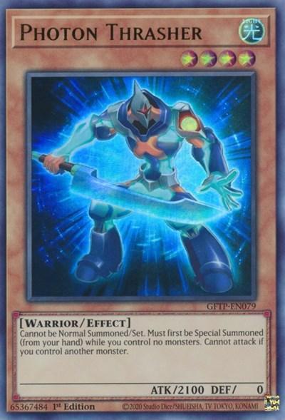 1st Edition, Effect Monster, Ghosts from the Past, Light, Ultra Rare, Warrior Photon Thrasher [GFTP-EN079] Ultra Rare - Trading Card World