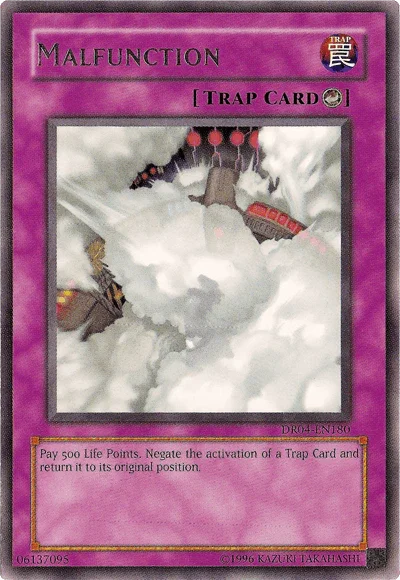Counter Trap, Dark Revelation Volume 4, Rare, Trap, Unlimited Malfunction [DR04-EN180] Rare - Trading Card World