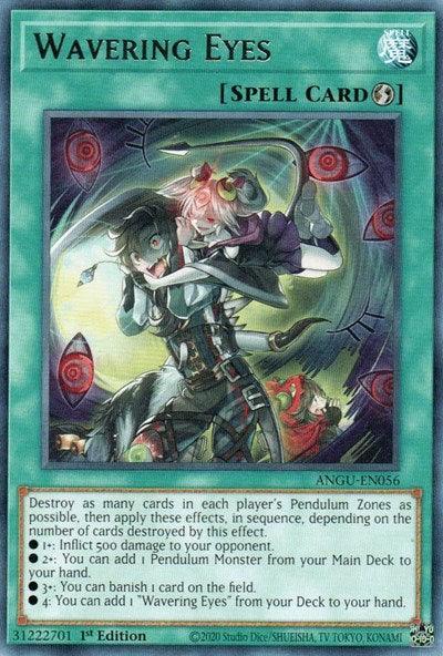 1st Edition, Ancient Guardians, Quick-Play Spell, Rare, Spell Wavering Eyes (Rare) [ANGU-EN056] Rare - Trading Card World