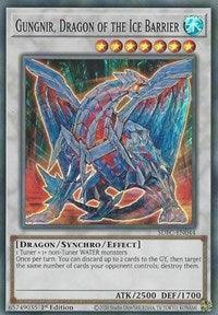 1st Edition, Dragon, Structure Deck: Freezing Chains, Super Rare, Synchro/Effect Monster, Water Gungnir, Dragon of the Ice Barrier [SDFC-EN044] Super Rare - Trading Card World