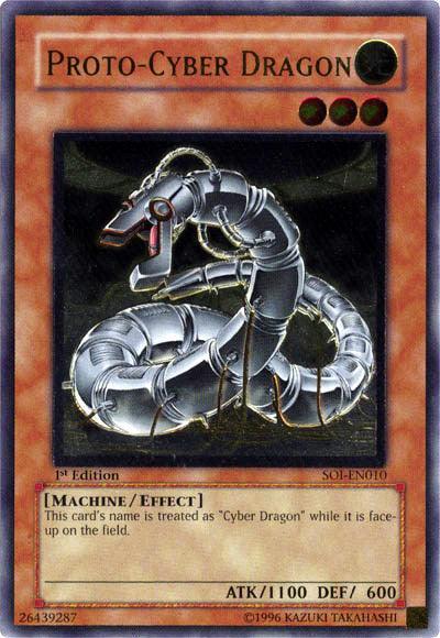 1st Edition, Effect Monster, Light, Machine, Shadow of Infinity, Ultimate Rare, Unlimited Proto-Cyber Dragon (UTR) [SOI-EN010] Ultimate Rare - Trading Card World