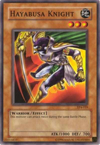 Common, Earth, Effect Monster, Tournament Pack 4, Unlimited, Warrior Hayabusa Knight [TP4-019] Common - Trading Card World