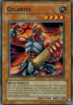 Common, Earth, Effect Monster, Invasion of Chaos, Rock, Unlimited Gigantes [IOC-EN021] Common - Trading Card World
