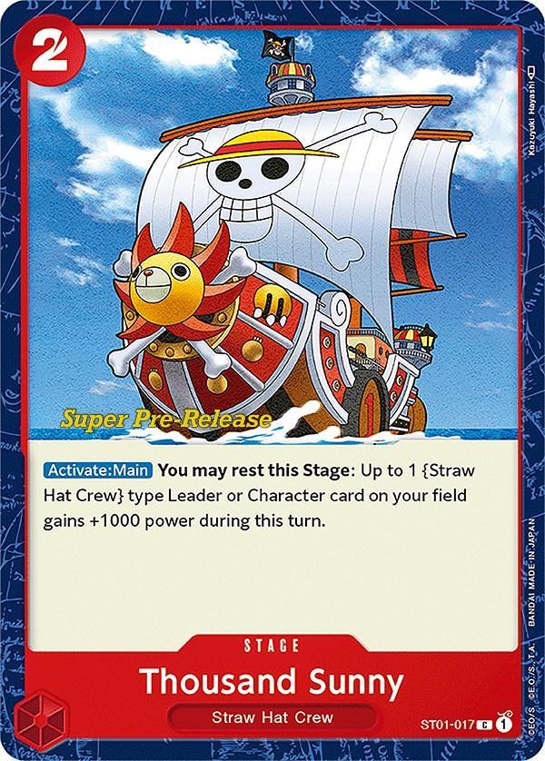 Common, Stage, Starter Decks, Straw Hat Crew, Super Pre-Release Starter Deck: Straw Hat Crew Thousand Sunny [Super Pre-Release Starter Deck: Straw Hat Crew] - Trading Card World