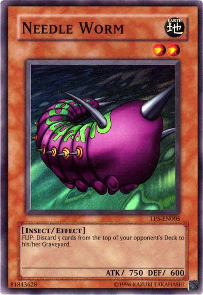 Earth, Effect Monster, Insect, Super Rare, Tournament Pack 5, Unlimited Needle Worm [TP5-EN005] Super Rare - Trading Card World