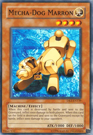 Common, Dark Revelation Volume 3, Effect Monster, Light, Machine, Unlimited Mecha-Dog Marron [DR3-EN139] Common - Trading Card World