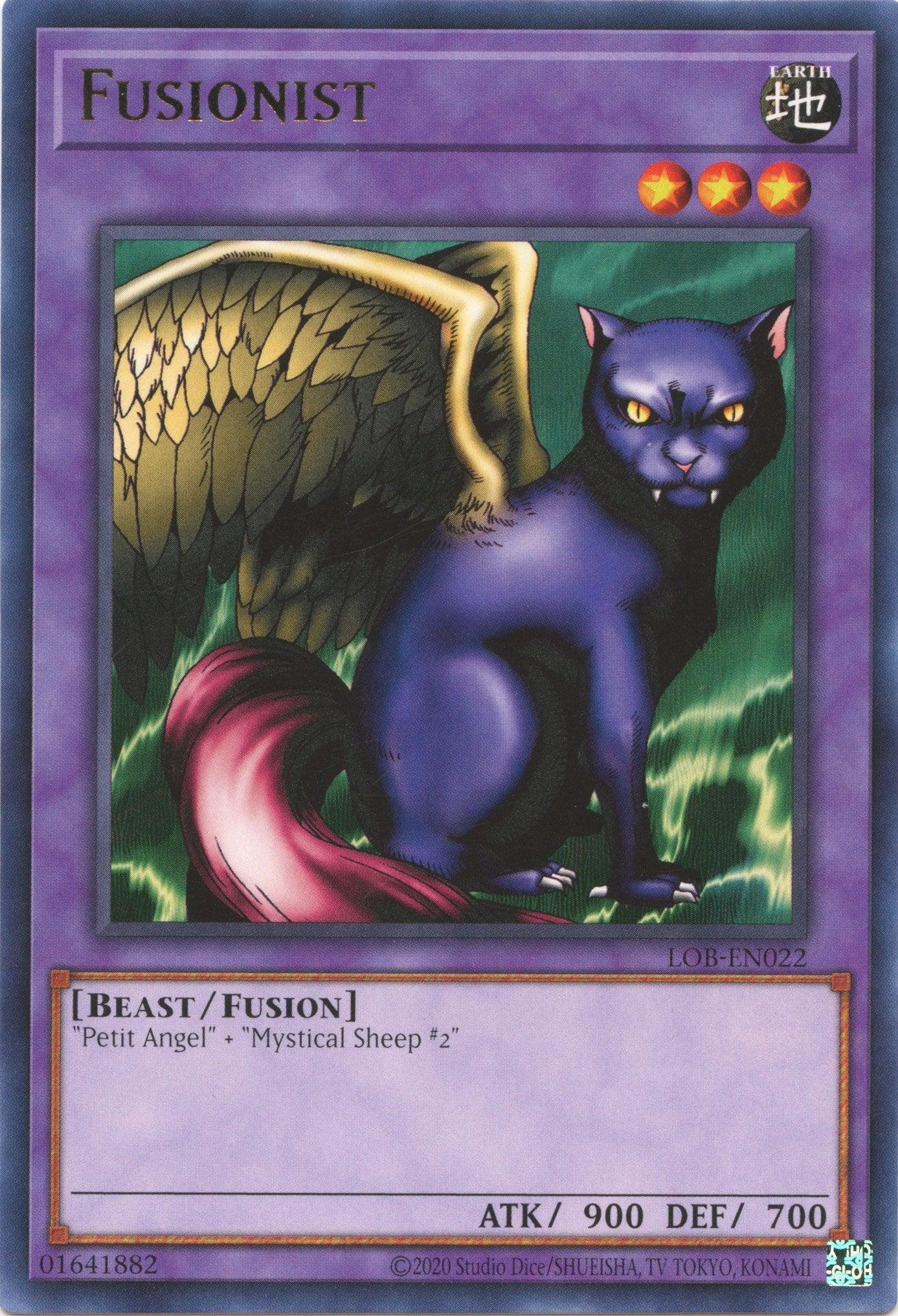 Beast, Earth, Fusion Monster, Legend of Blue Eyes White Dragon (25th Anniversary Edition), Rare, Unlimited Fusionist (25th Anniversary) [LOB-EN022] Rare - Trading Card World