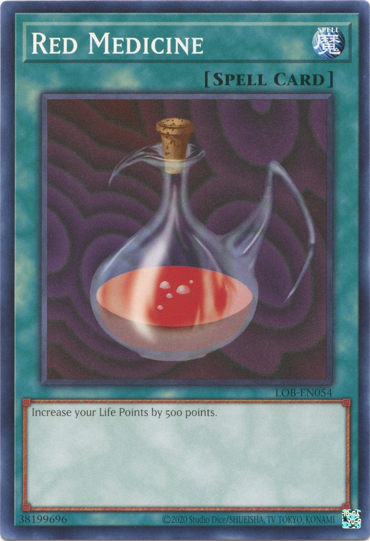 Common, Legend of Blue Eyes White Dragon (25th Anniversary Edition), Normal Spell, Spell, Unlimited Red Medicine (25th Anniversary) [LOB-EN054] Common - Trading Card World