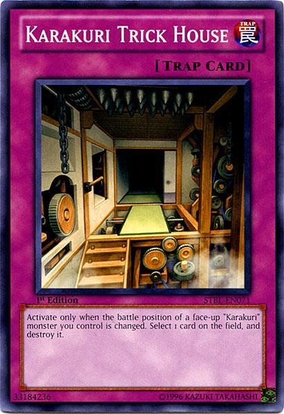 1st Edition, Common, Normal Trap, Starstrike Blast, Trap, Unlimited Karakuri Trick House [STBL-EN071] Common - Trading Card World