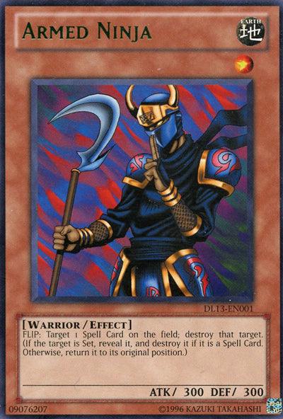 Duelist League Promo, Earth, Effect Monster, Rare, Unlimited, Warrior Armed Ninja (Green) [DL13-EN001] Rare - Trading Card World