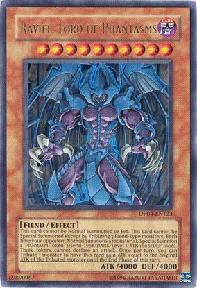 Dark, Dark Revelation Volume 4, Effect Monster, Fiend, Ultra Rare, Unlimited Raviel, Lord of Phantasms [DR04-EN123] Ultra Rare - Trading Card World