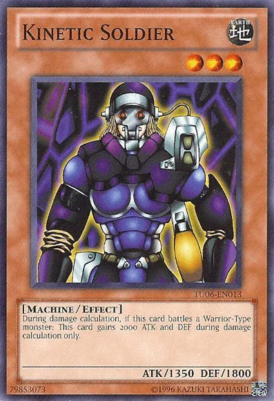 Common, Earth, Effect Monster, Machine, Turbo Pack: Booster Six, Unlimited Kinetic Soldier [TU06-EN013] Common - Trading Card World