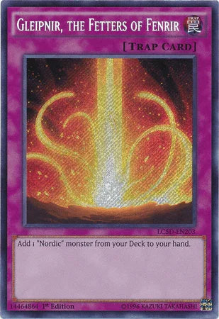 1st Edition, Legendary Collection 5D's, Normal Trap, Secret Rare, Trap Gleipnir, the Fetters of Fenrir [LC5D-EN203] Secret Rare - Trading Card World