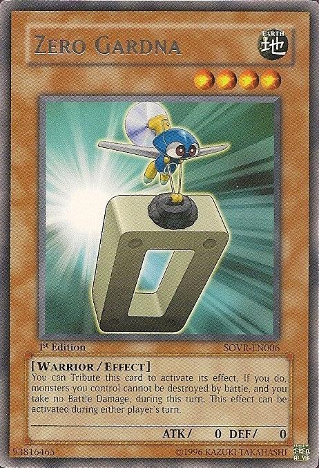 1st Edition, Earth, Effect Monster, Rare, Stardust Overdrive, Unlimited, Warrior Zero Gardna [SOVR-EN006] Rare - Trading Card World