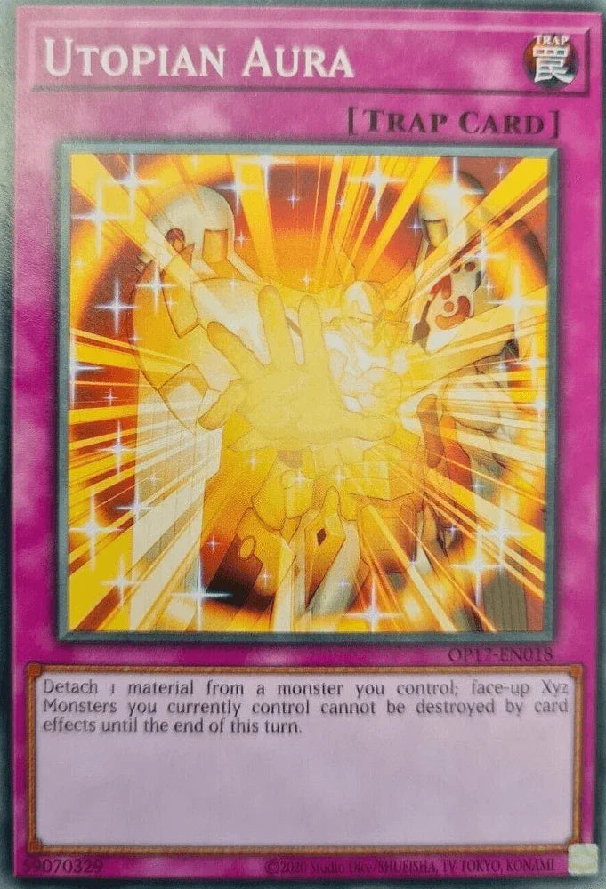 Common, Normal Trap, OTS Tournament Pack 17, Trap, Unlimited Utopian Aura [OP17-EN018] Common - Trading Card World