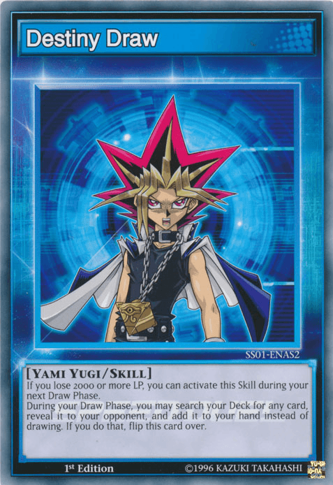 1st Edition, Common, Skill, Speed Duel: Destiny Masters, Yami yugi Destiny Draw [SS01-ENAS2] Common - Trading Card World