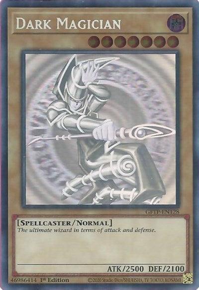 1st Edition, Dark, Ghost Rare, Ghosts from the Past, Normal Monster, Spellcaster Dark Magician [GFTP-EN128] Ghost Rare - Trading Card World