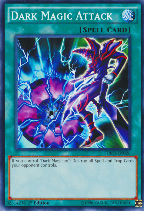1st Edition, Common, Normal Spell, Spell, Structure Deck: Yugi Muto Dark Magic Attack [SDMY-EN026] Common - Trading Card World