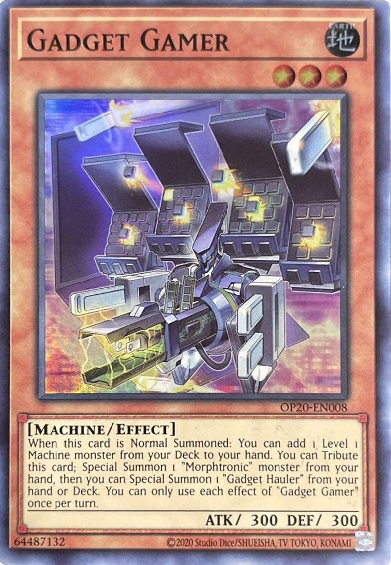 Earth, Effect Monster, Machine, OTS Tournament Pack 20, Super Rare, Unlimited Gadget Gamer [OP20-EN008] Super Rare - Trading Card World
