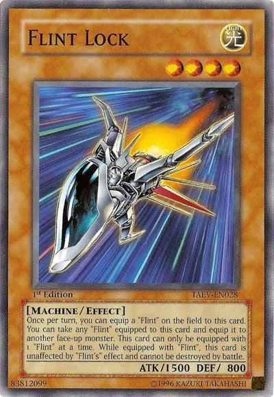 1st Edition, Common, Effect Monster, Light, Machine, Tactical Evolution, Unlimited Flint Lock [TAEV-EN028] Common - Trading Card World