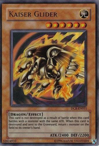 Dark Crisis, Dragon, Effect Monster, Light, Ultra Rare, Unlimited Kaiser Glider [DCR-EN051] Ultra Rare - Trading Card World