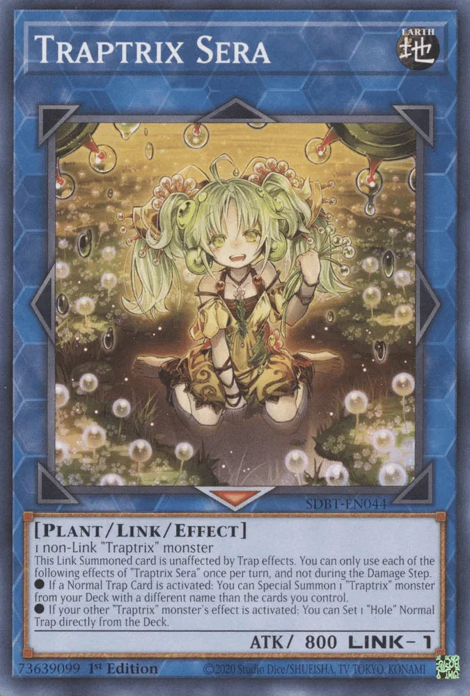 1st Edition, Common, Earth, Link/Effect Monster, Plant, Structure Deck: Beware of Traptrix Traptrix Sera [SDBT-EN044] Common - Trading Card World